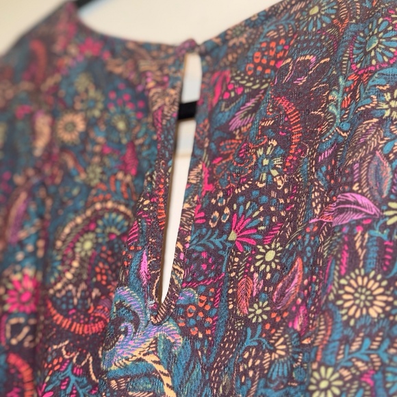 EVEREVE Ember Floral Brushed Cotton Jumpsuit Romper Cropped, Belted M - Picture 10 of 12